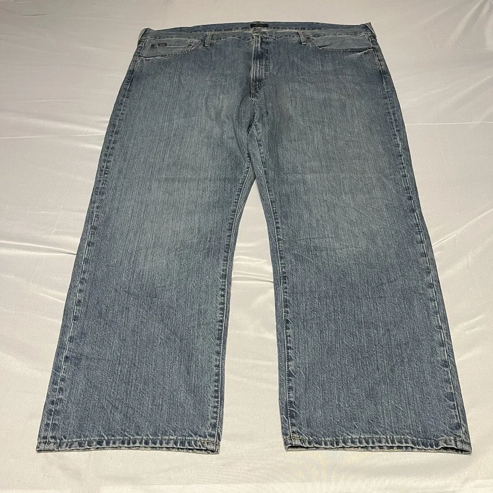 Polo Ralph Lauren Hampton Relaxed Straight Jeans Men's 48x30 Vintage Wash